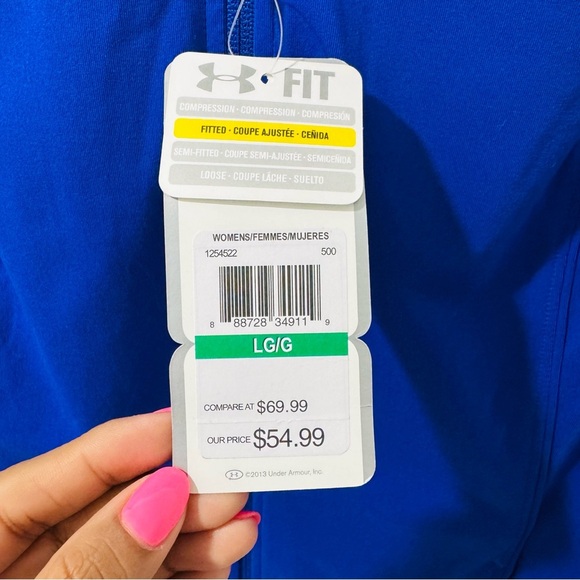 NWT Under Armour Full Zip Fitted Jacket | Size Large - Picture 2 of 6